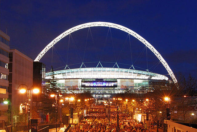 Wembley Stadium from outside