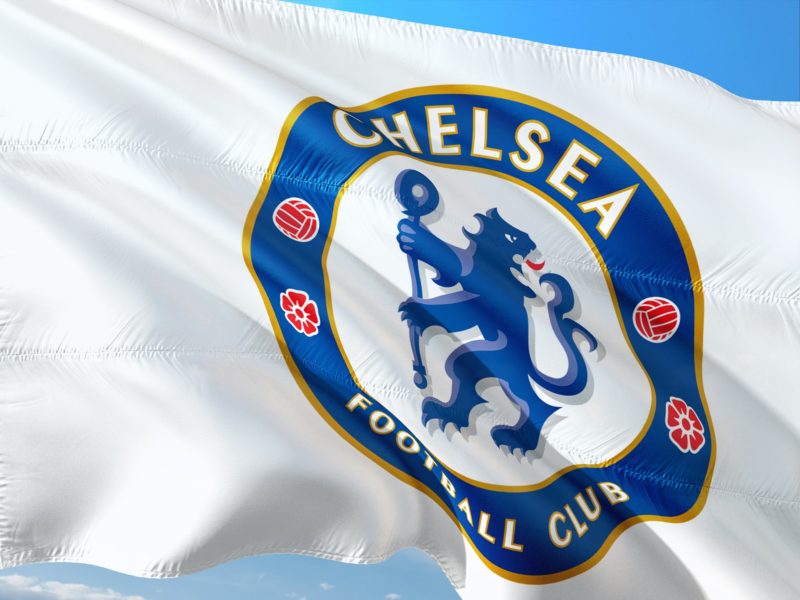 Chelsea's flag in the wind