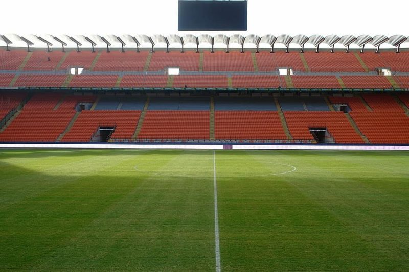 San Siro stadium is empty